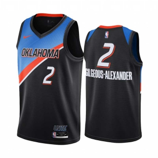 Wholesale NBA Oklahoma City Thunder Shai Gilgeous-Alexander Nike Jersey City Edition (1)