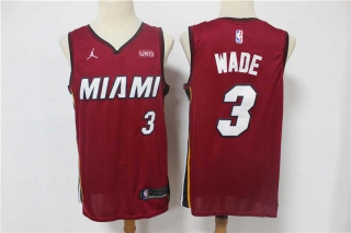 Men's NBA Miami Heat Dwyane Wade Jerseys (9)