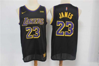 Men's NBA Los Angeles Lakers LeBron James Jersey (31)