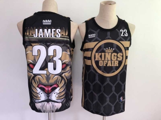 Men's LeBron James Kings Of Air Lions Jersey