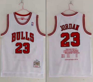 Men's NBA Chicago Bulls Michael Jordan Jerseys Autograph Edition (30)