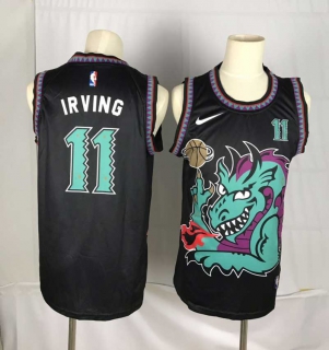 Men's NBA Brooklyn Nets Kyrie Irving Jerseys Dragon Edition (19)