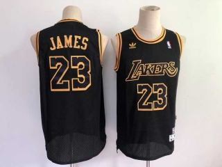 Men's NBA Los Angeles Lakers LeBron James Jersey (34)