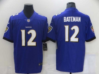 Men's NFL Baltimore Ravens Rashod Bateman Nike Jersey (2)
