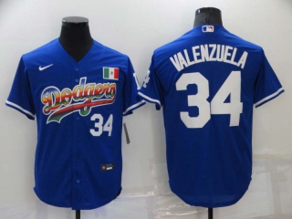 Men's MLB Los Angeles Dodgers Fernando Valenzuela Jerseys (4)
