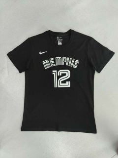 Men's NBA Memphis Grizzlies Ja Morant 2022 Black T-Shirts (1)