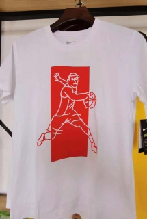 Wholesale Men's Kyrie Irving 2022 White T-Shirts (1)