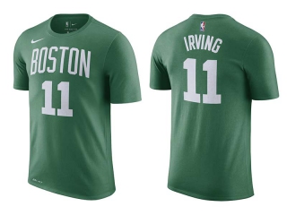 Men's NBA Boston Celtics Kyrie Irving 2022 Green T-Shirts