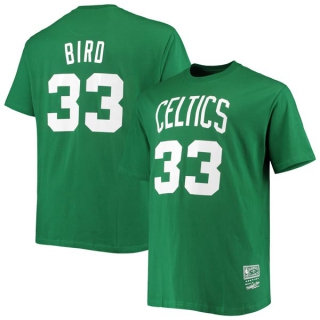Men's NBA Boston Celtics Larry Bird 2022 Green T-Shirts