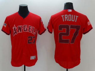 Men's MLB Los Angeles Angels Mike Trout #27 Jerseys (12)