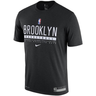 Men's NBA Brooklyn Nets 2022 Black T-Shirts (1)