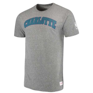 Men's NBA Charlotte Hornets 2022 Grey T-Shirt (1)
