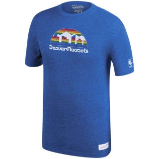Men's NBA Denver Nuggets 2022 Blue T-Shirts (1)