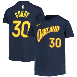 Men's NBA Golden State Warriors Stephen Curry 2022 Navy T-Shirts (14)