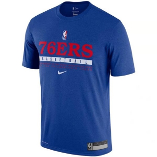 Men's NBA Philadelphia 76ers 2022 Blue T-Shirts (3)