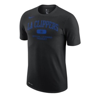 Men's NBA Los Angeles Clippers 2022 Nike Black T-Shirts (2)
