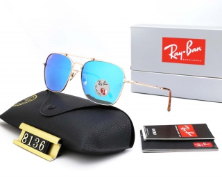 Ray-Ban 8136 Caravan Titanium Square Sunglasses AAA (1)