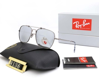 Ray-Ban 8136 Caravan Titanium Square Sunglasses AAA (2)