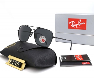 Ray-Ban 8136 Caravan Titanium Square Sunglasses AAA (4)