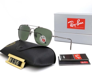 Ray-Ban 8136 Caravan Titanium Square Sunglasses AAA (5)