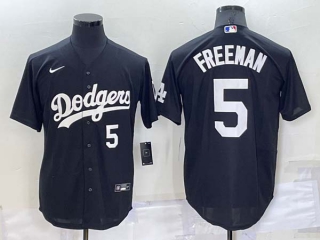 Men's MLB Los Angeles Dodgers Freddie Freeman #5 Jerseys (5)