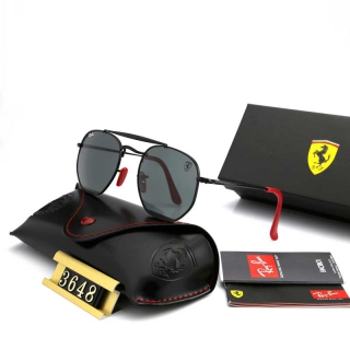 Ray-Ban 3648 Scuderia Ferrari Collection Marshal Square Sunglasses AAA (4)
