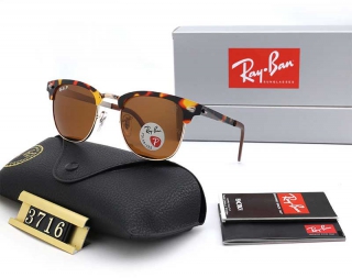 Ray-Ban 3716 Clubmaster Metal Square Sunglasses AAA (1)
