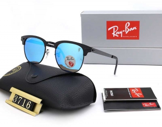 Ray-Ban 3716 Clubmaster Metal Square Sunglasses AAA (4)
