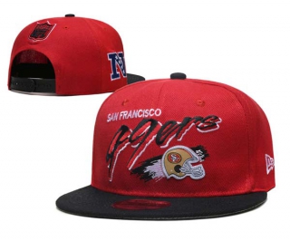 Wholesale NFL San Francisco 49ers New Era Helmet 9FIFTY Red Black Snapback Hats 3032