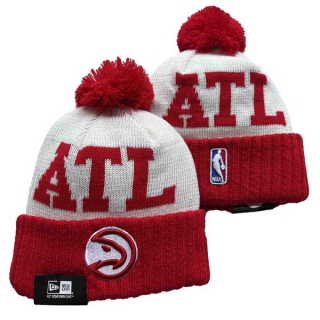 Wholesale NBA Atlanta Hawks New Era Red Beanies Knit Hats 3002