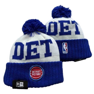 Wholesale NBA Detroit Pistons New Era Blue Beanies Knit Hats 3002