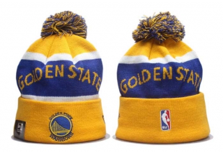 Wholesale NBA Golden State Warriors New Era Yellow Beanies Knit Hats 5004