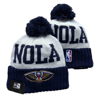 Wholesale NBA New Orleans Pelicans New Era Navy Beanies Knit Hats 3001