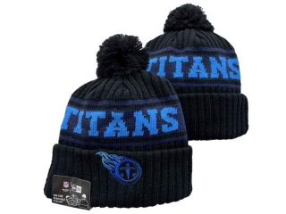 Wholesale NFL Tennessee Titans New Era Black Knit Beanie Hats 3033