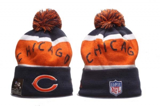 NFL Chicago Bears New Era Navy Orange Knit Beanie Hat 5012