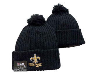 NFL New Orleans Saints New Era Black 2022 Sideline Beanies Knit Hat 3044