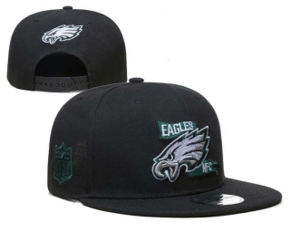 NFL Philadelphia Eagles New Era 2022 Sideline Black 9FIFTY Snapback Hat 6022