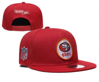NFL San Francisco 49ers New Era 2022 Sideline Red 9FIFTY Snapback Hat 6034