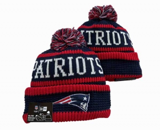 NFL New England Patriots New Era 2022 Cold Weather Navy Red Beanies Knit Hat 3051