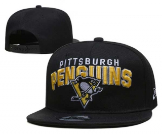 NHL Pittsburgh Penguins New Era Black 9FIFTY Snapback Hats 3003