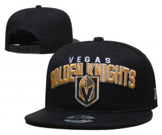NHL Vegas Golden Knights New Era Black 9FIFTY Snapback Hats 3010