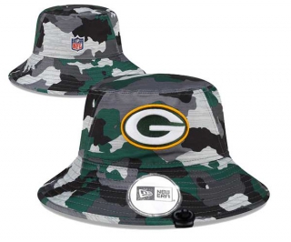 Wholesale NFL Green Bay Packers New Era Embroidered Camo Bucket Hats 3005