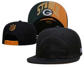 NFL Green Bay Packers New Era Black On Black 9FIFTY Snapback Hat 6022
