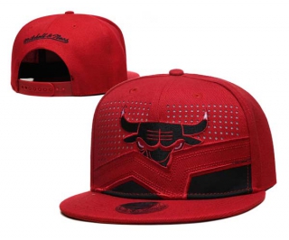 NBA Chicago Bulls Mitchell & Ness Red Snapback Hat 2158