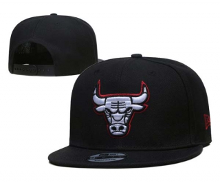 NBA Chicago Bulls New Era Black 9FIFTY Snapback Hat 2160