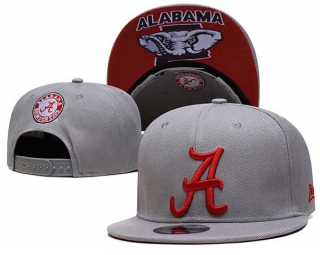 NCAA College Alabama Crimson Tide New Era Gray Snapback Hat 6009