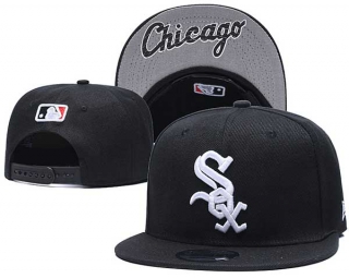 MLB Chicago White Sox New Era Black 9FIFTY Snapback Hat 6027