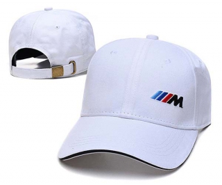 Wholesale Cheap BMW M-logo White Baseball Snapback Cap 8004