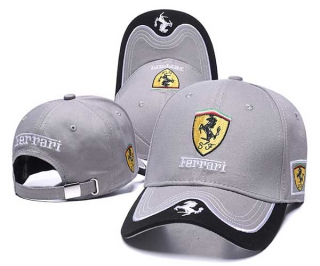 Wholesale Cheap Ferrari F1 Racing Team Gray Baseball Snapback Cap 8006