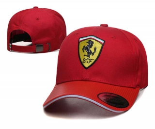 Wholesale Cheap Ferrari F1 Racing Team Red Baseball Snapback Cap 8008
